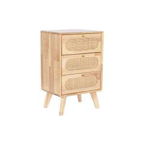 Metal and rubberwood chest of drawers DKD Home Decor 40x30x63 cm image-1