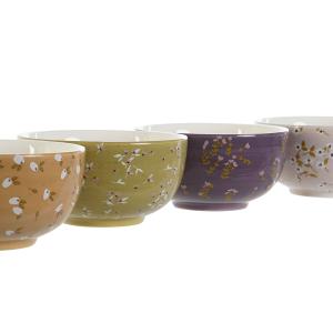 Bol Dolomit Shabby Chic DKD Home Decor 14x14x7 cm (x4) image-1