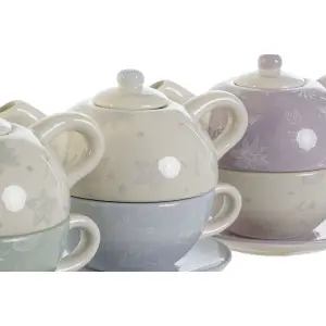 Teekanne aus Dolomit DKD Home Decor 750 ml (x3) image-2