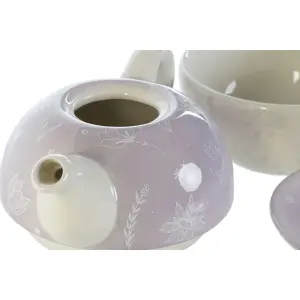 Teekanne aus Dolomit DKD Home Decor 750 ml (x3) image-3