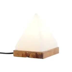 Schreibtischlampe aus Akaziensalz DKD Home Decor image-1
