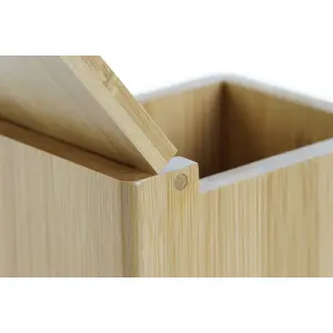 Αλατοπίπερο με καπάκι από μπαμπού DKD Home Decor 10x13x10 cm image-3