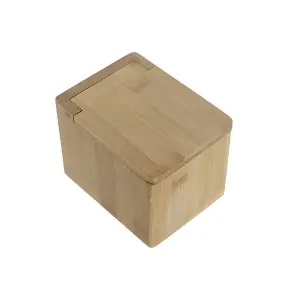 Αλατοπίπερο με καπάκι από μπαμπού DKD Home Decor 10x13x10 cm image-1