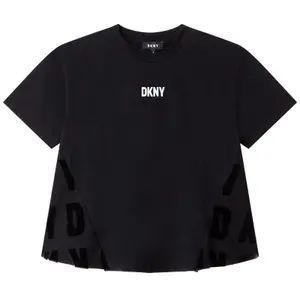 d35s43-09b-t-shirt-fille-dkny-d35s43-black-8-ans
