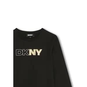 Langærmet T-shirt til børn Dkny D62037 image-2