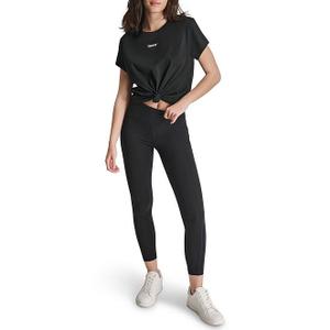 T-shirt femme Dkny Mini Stud Logo Knot Front image-1