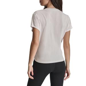 T-shirt femme Dkny Mini Stud Logo Knot Front image-1