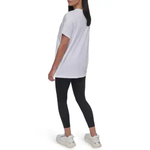 T-Shirt Dkny Arched Varsity Glitter Logo image-1