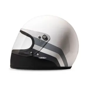 Casque moto jet DMD Rocket Grayscale image-1