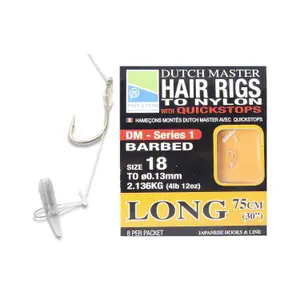 Háčky Preston Hair Rig Long 30 image-0