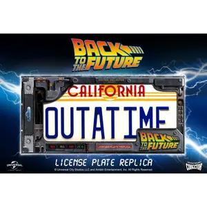 Back to the Future replica license plate 1/1 Doctor Collector image-4
