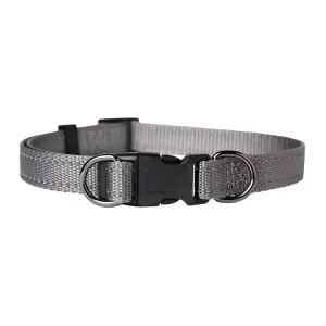 Adjustable nylon dog collar Dogman Iris image-0