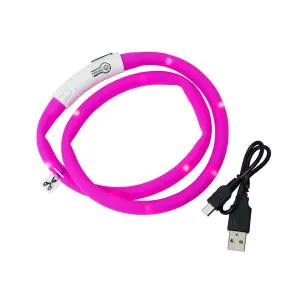 LED flashing dog collar Dogman image-0