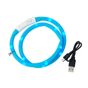LED flashing dog collar Dogman image-0