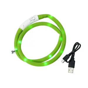 LED flashing dog collar Dogman image-0