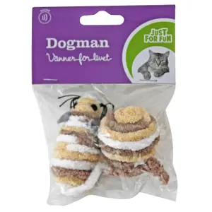 Cat toy mouse with ball Dogman Terry (x2) image-1