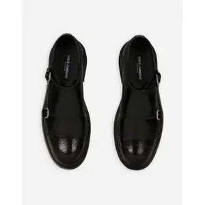 Borjúbőr mokaszinok Dolce & Gabbana image-2