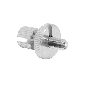 Tensor de cabo de parafuso oco com botão de alumínio Domino image-1