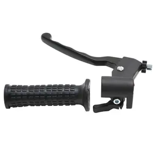 Linker aluminium remgrepen met choke Domino Piaggio 50 Ciao Px 1989+1992 image-0