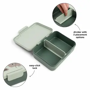 Baby Lunch Box with Divider Done by Deer Tiny trails image-2