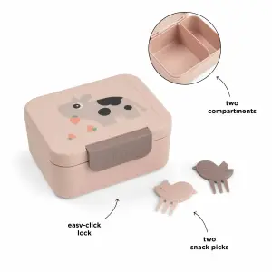 Tiny Lunch Box with Snack Picks for Babies Done by Deer Tiny farm image-2
