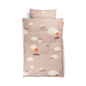 Juego de cama para bebé Done by Deer Happy clouds