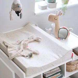 Easy Wipe Changing Mat for Babies Done by Deer Confetti image-1