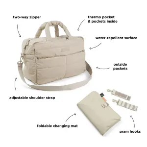 Quilted Baby Changing Bag Done by Deer image-3