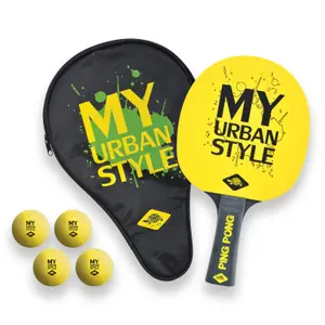 Set de tennis de table Donic-Schildkröt Schildkröt Urban Style, 1X Schläger + Cover