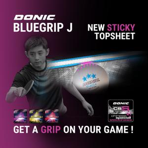 Cobertura para raquetes de ténis de mesa Donic Bluegrip J2 image-2