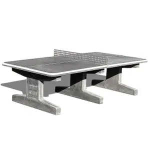 Table tennis de table coin angle avec filet Donic Betontisch Rock