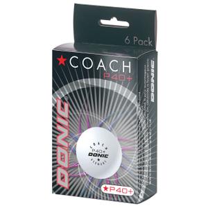 550221006-pack-of-6-table-tennis-balls-donic-coach-p40-40-mm-white-one-size
