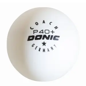Set van 120 tafeltennisballen Donic Coach P40+* (40 mm)