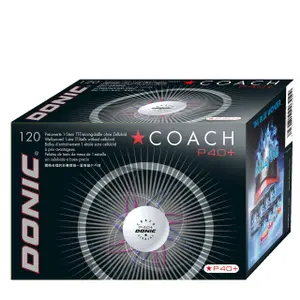 Set van 120 tafeltennisballen Donic Coach P40+* (40 mm) image-1