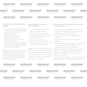 Self-adhesive sheet for table tennis cover Donic image-0