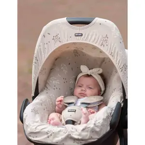 Capa de assento para recém-nascido Dooky Romantic Leaves image-2