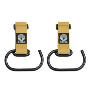 Ganchos para carrito de bebé grandes Dooky (x2) image-0