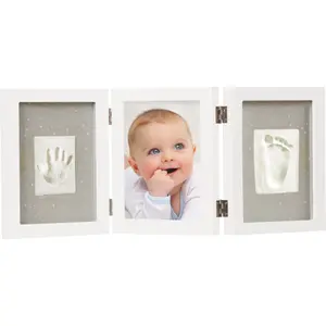Gift set with triple frame for handprints Dooky