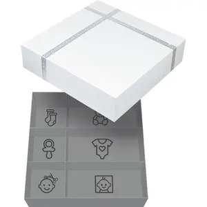 Gift set with triple frame for handprints Dooky image-1