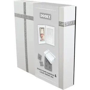 Gift set with double frame for handprints Dooky image-4