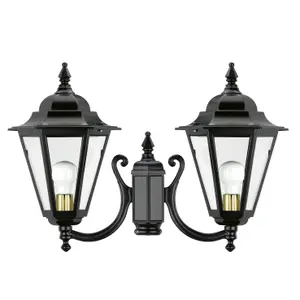 Two-Arm Flagpole Light Dopo lighting Elite 6 Ip44 E27 image-0