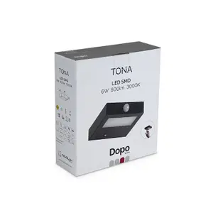 Solar Light Dopo lighting Tona IP44 SMD 6W 600lm CRI80 3000K image-2