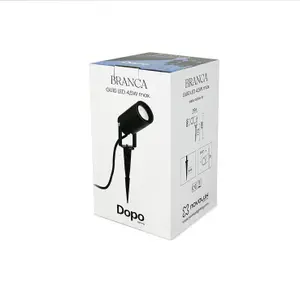 Light Projector with Spike Dopo lighting Branca IP65 GU10 image-1