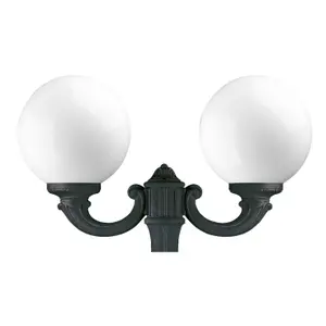 Two-Arm Flagpole Light Dopo lighting Indura Globo Ip55 E27 image-0