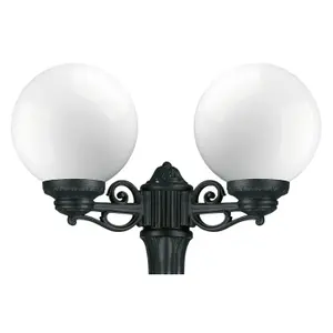 Two-Arm Flagpole Light Dopo lighting Ndura Globo Ip55 E27 image-0