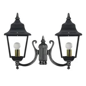 2-Arm Post Light Dopo lighting Rob Ip44 E27 image-0