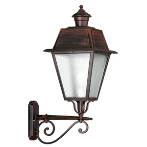 Klassisk vägglampa Dopo lighting Villa Chap IP44 E27 image-1
