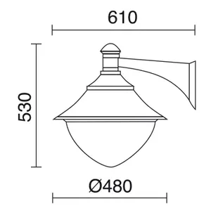 Support mural classique Dopo lighting Gunther-48 IP65 GX53 image-2