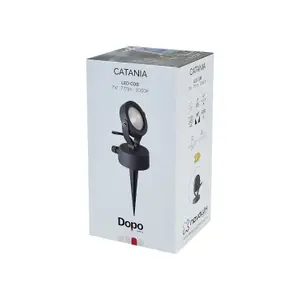 Light Projector with Spike Dopo lighting Catania IP65 COB 777lm(655lm) CRI80 3000K 95º image-1