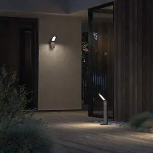 Wall Light with Sensor Dopo lighting Castello IP54 SMD 1200lm(711lm) CRI80 3000K 103º image-1
